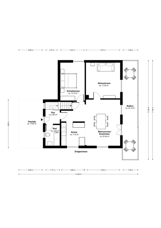 Charmantes freistehendes Chalet mit viel Umschwung 11