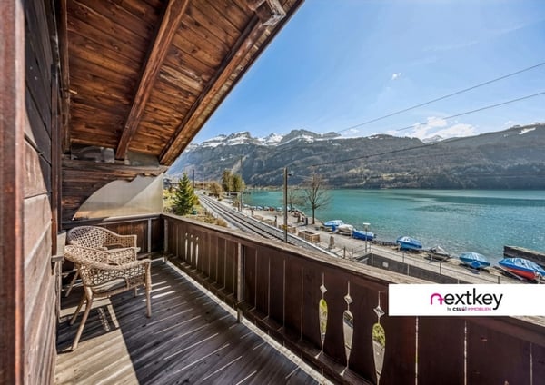 Ihr Rückzugsort am See: Charmante Wohnung in Brienz 1