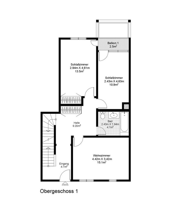 Wohnkomfort auf zwei Ebenen - Maisonette in Arth 8