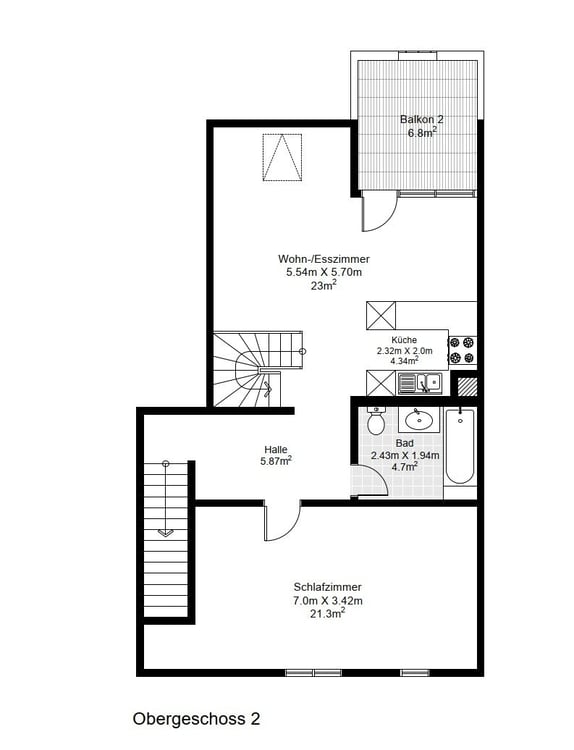 Stilvolle Maisonette-Wohnung in Arth 7