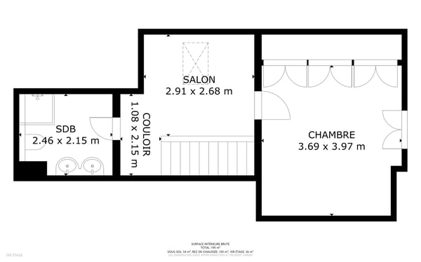 Duplex PPE avec combles & jardin privatif 3