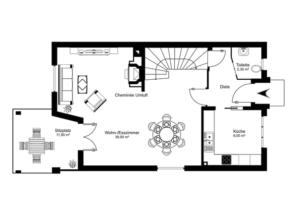 4.5 Zimmer mit Gartenidylle - Ihr Zuhause in Hofstetten 11