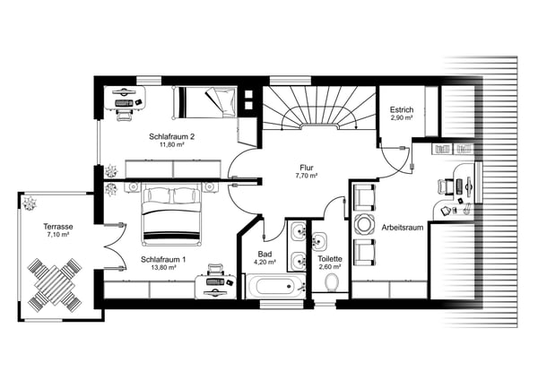 4.5 Zimmer mit Gartenidylle - Ihr Zuhause in Hofstetten 12