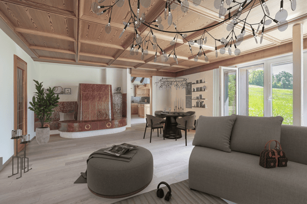 Exklusives Landhausidyll mit 3’874 m² Land, grossem Naturteich und Alpenblick 16
