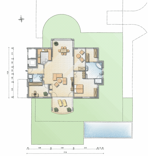 Investitionsobjekt mit lebenslangem Wohnrecht, grossem Garten und Pool an hervorragender Lage 4