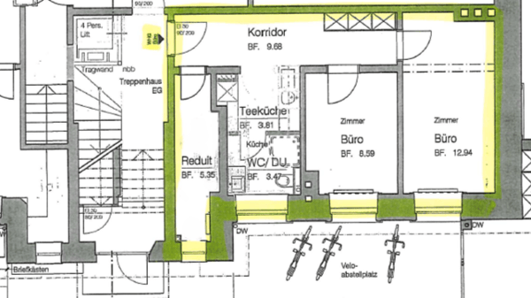 Büro zur Vermietung - zentrale Lage in Zürich 4