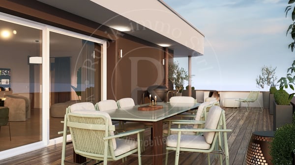 Magnifiques attiques 5,5 pièces de 162m² et terrasse de 153m² 3