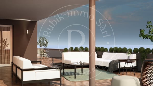 Magnifiques attiques 5,5 pièces de 162m² et terrasse de 153m² 2