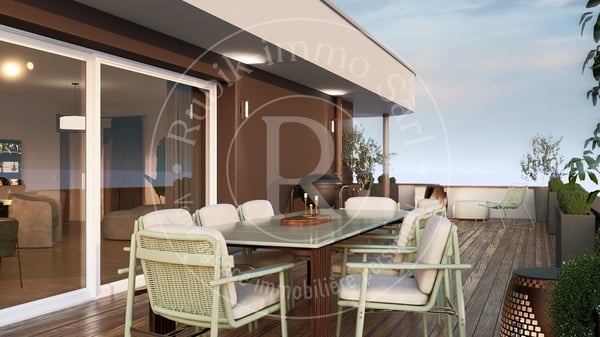 Magnifiques attiques 5,5 pièces de 162m² et terrasse de 153m² 3