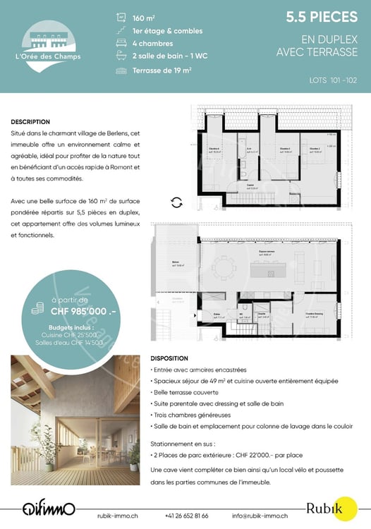 Nouveau projet de construction de 10 logements à Berlens 5