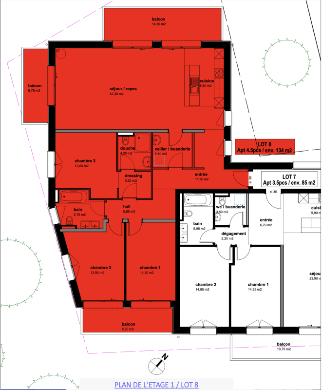 Superbe appartement neuf de 4,5 pièces