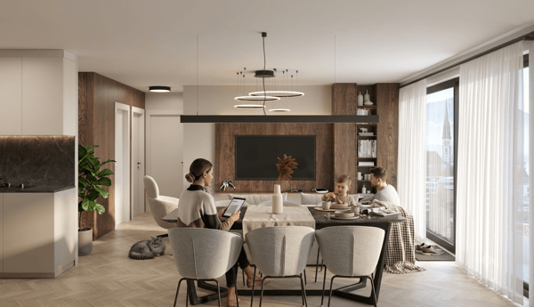 Nouvelle résidence de 3 appartements dans un quartier prisé et verdoyant 4