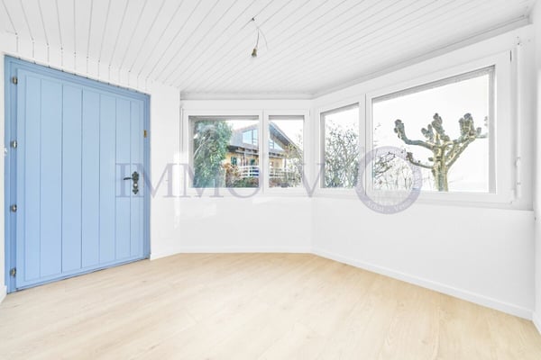 RENOVEE DE STANDING AVEC GRAND JARDIN ET VUE LAC - 1P + STUDIO 18