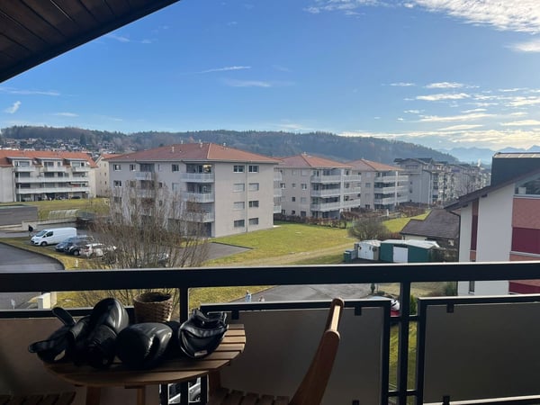 Courtepin studio de 49.6m², balcon couvert, parking souterrain, cave 2