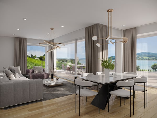 Luxuriöses Attika-Einfamilienhaus mit atemberaubender Panorama-Aussich 1